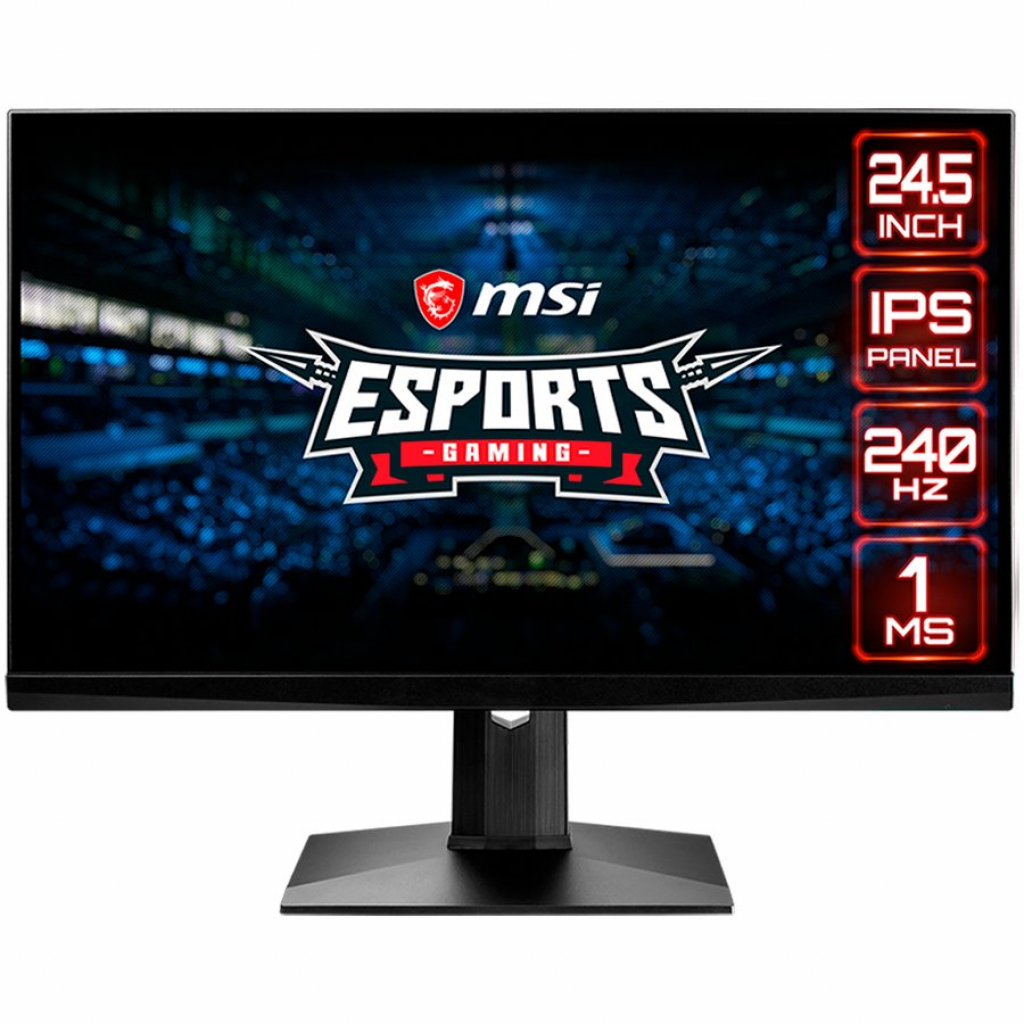 Монитор MSI Optix MAG251RX Gaming Monitor, 24.5" 240Hz, FHD (1920x1080) 16:9, Rapidна ниска цена с бърза доставка - BestPC.BG