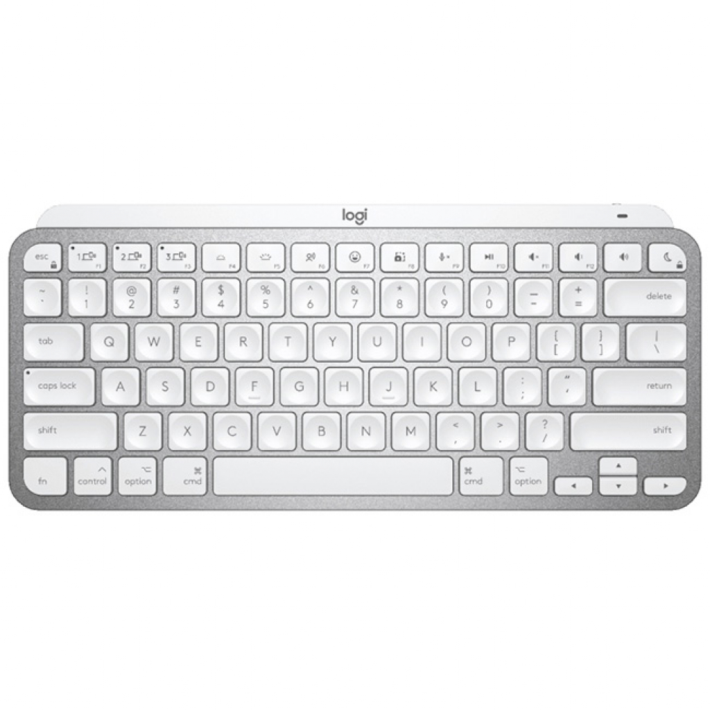 Клавиатура Logitech MX Keys Mini For Mac Minimalist Wireless Illuminated Keyboard - PALE GREYна ниска цена с бърза доставка - BestPC.BG