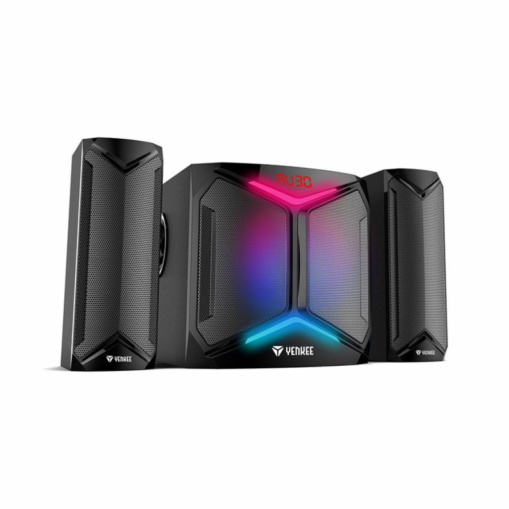 Bluetooth Колонкa Yenkee Колони за компютър YSP 2105, 3.5 mm жак 2.1, 50 W, чернина ниска цена с бърза доставка - BestPC.BG