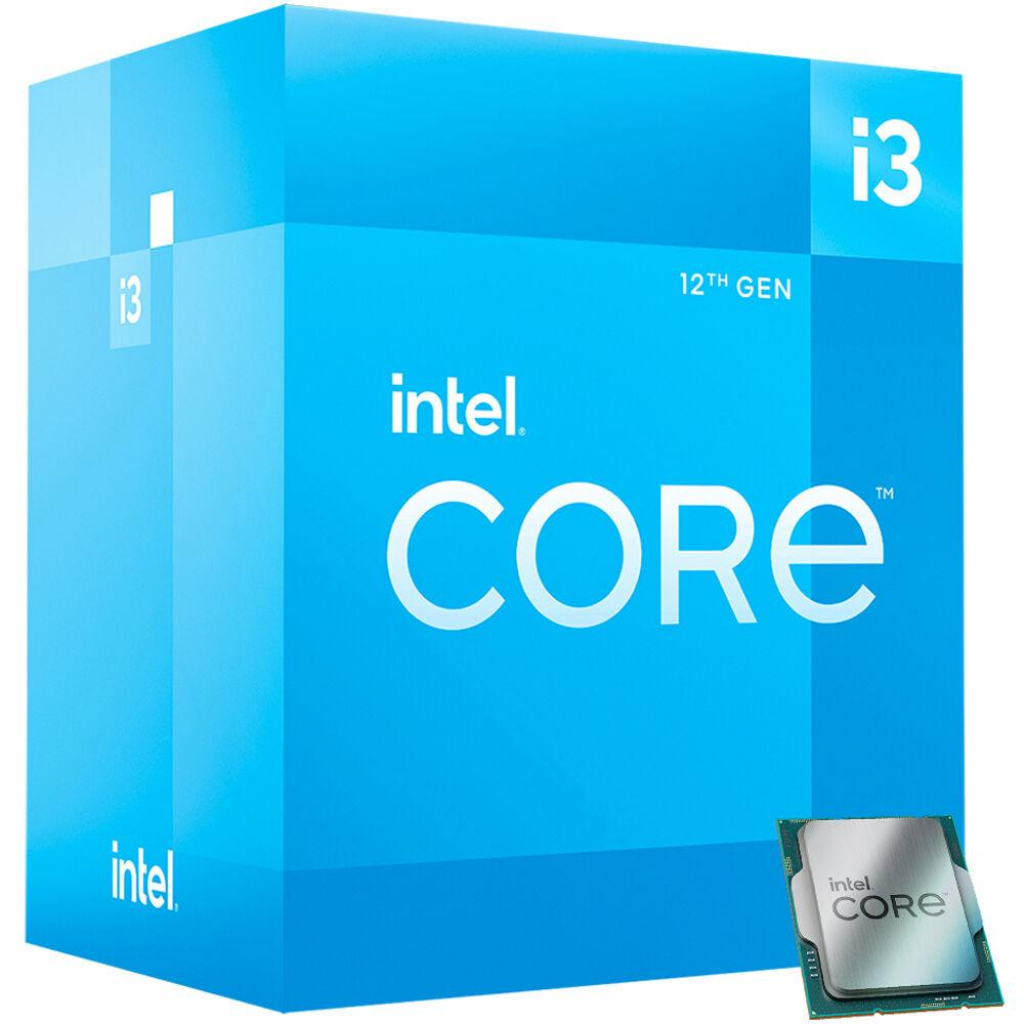 Процесор Intel Alder Lake Core i3-12100, 4 Cores,(3.3GHz/4.3GHz, 12MB) LGA1700, 60W, BOXна ниска цена с бърза доставка - BestPC.BG
