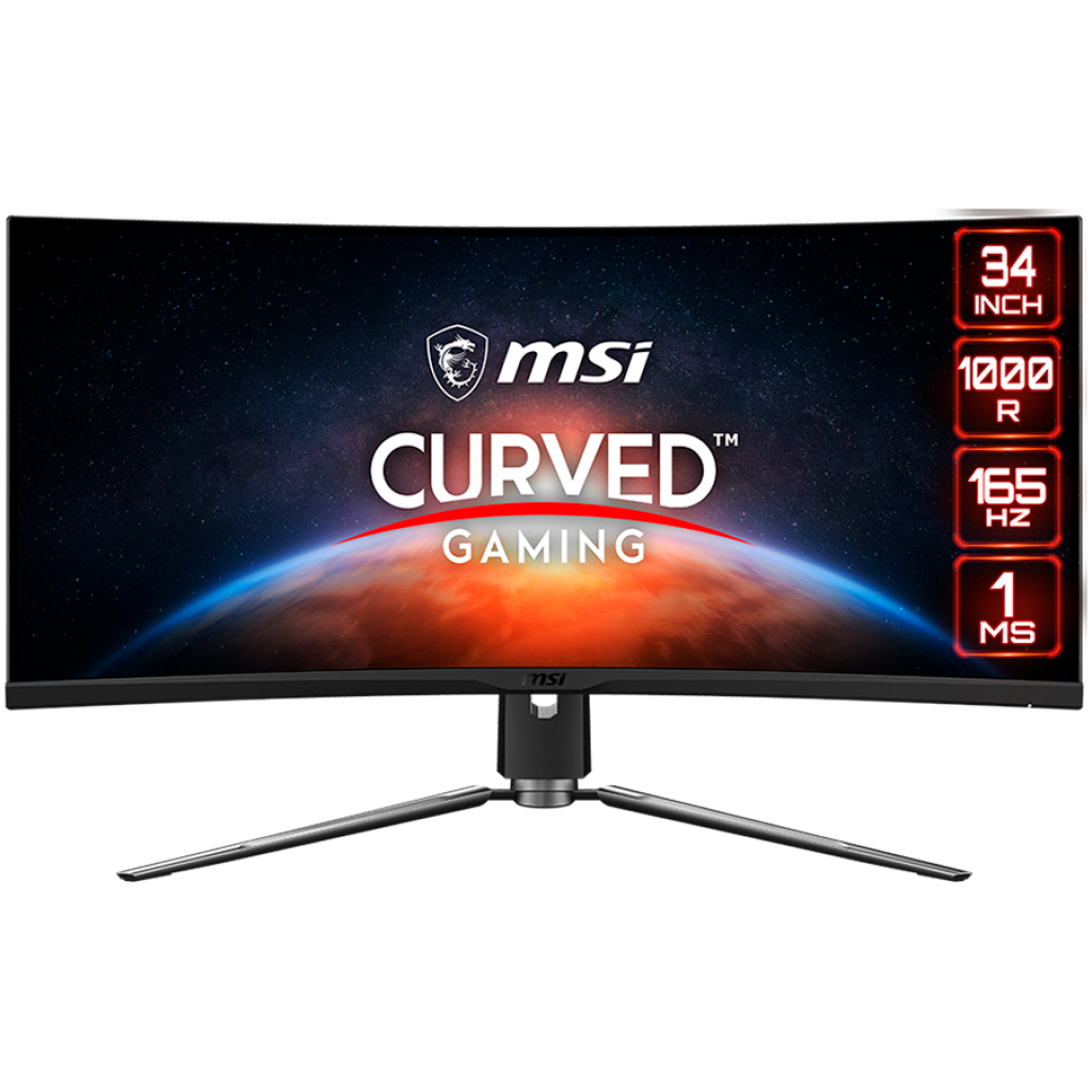 Монитор MSI MPG ARTYMIS 343CQR Curved Gaming Monitor, 34" 165Hz, UWQHD (3440 x 1440)на ниска цена с бърза доставка - BestPC.BG