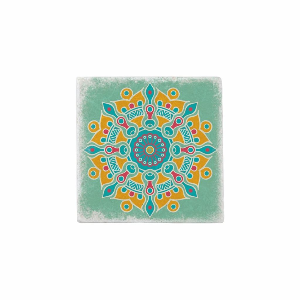 Gespaensterwald Подложка за чаша, мраморна, синьо-зеленана ниска цена с бърза доставка - BestPC.BG