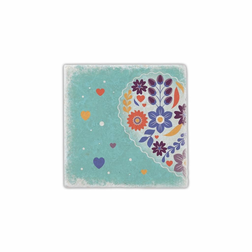 Gespaensterwald Подложка за чаша, мраморна, синя 1049на ниска цена с бърза доставка - BestPC.BG