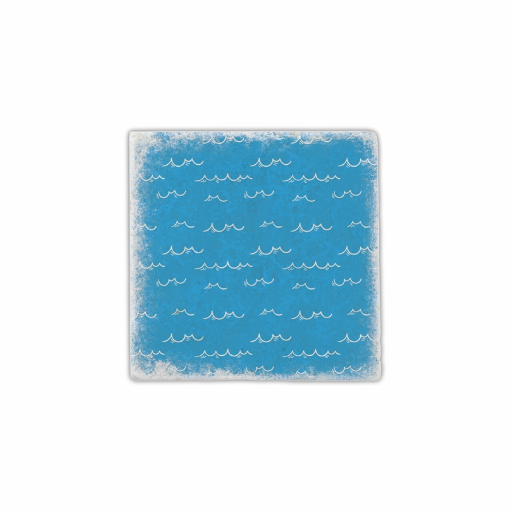 Gespaensterwald Подложка за чаша, мраморна, вълни, синя 0911на ниска цена с бърза доставка - BestPC.BG