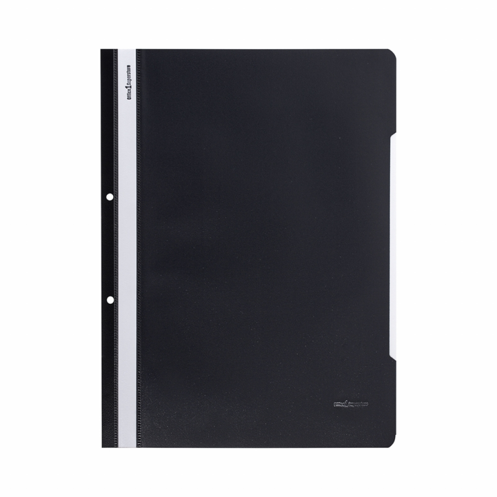 Office 1 Папка, PP, с перфорация, черна, 50 брояна ниска цена с бърза доставка - BestPC.BG