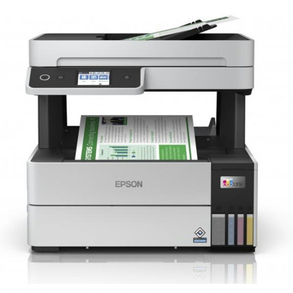 Мултифункционално у-во EPSON Eco Tank L6460 MFP ink Printer 37ppm mono, 23 ppm colorна ниска цена с бърза доставка - BestPC.BG