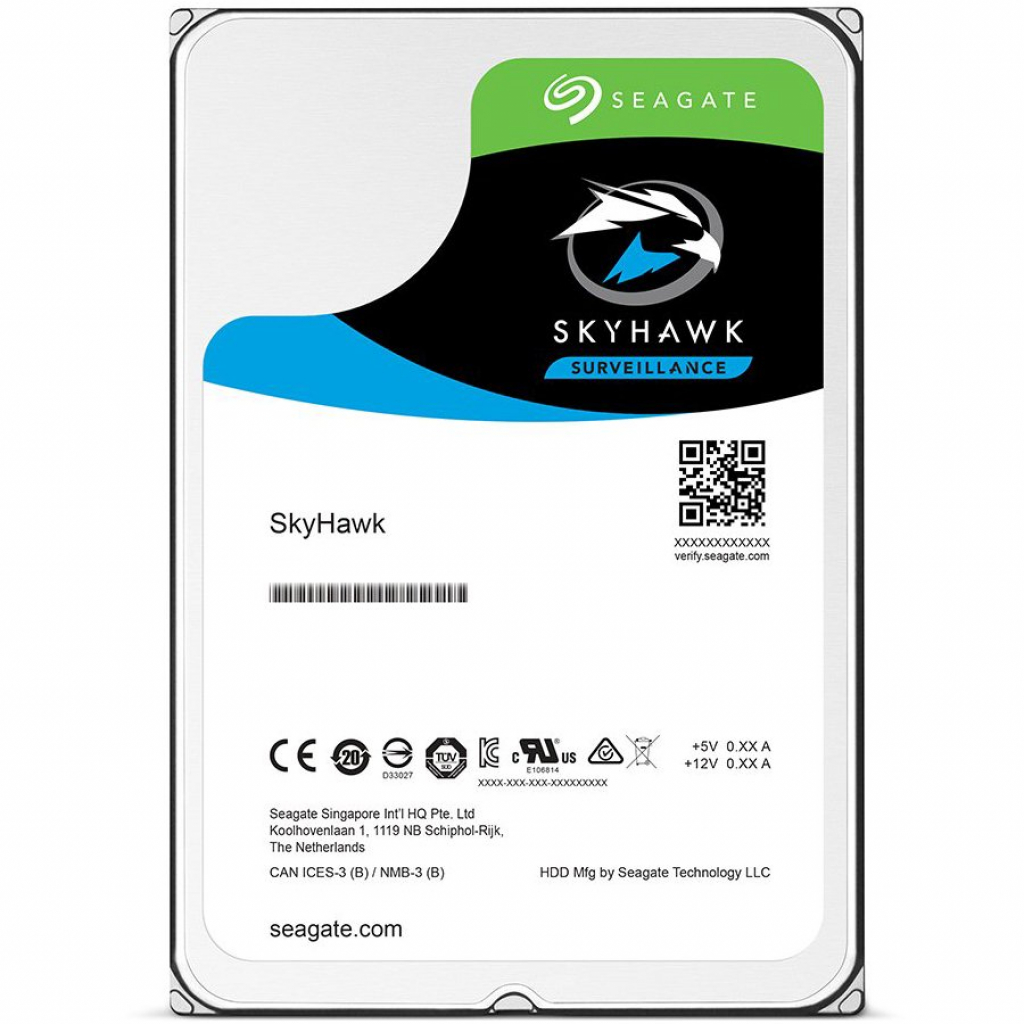 HDD за DVR-видеонаблюдение 6TB Seagate SkyHawk Guardian RECERTIFIED ST6000VX001на ниска цена с бърза доставка