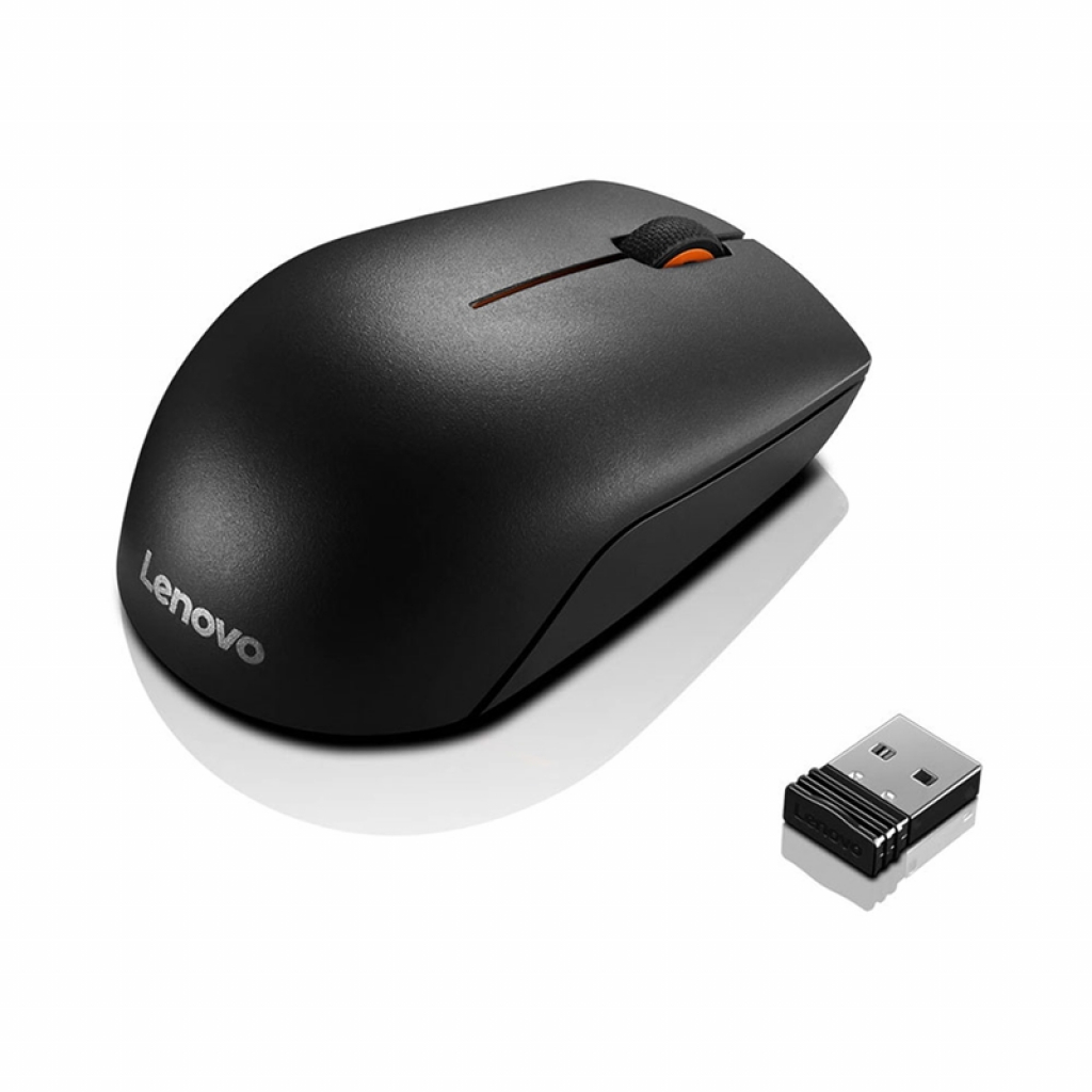 Мишка Lenovo 300, безжична, USB, AA, чернана ниска цена с бърза доставка - BestPC.BG