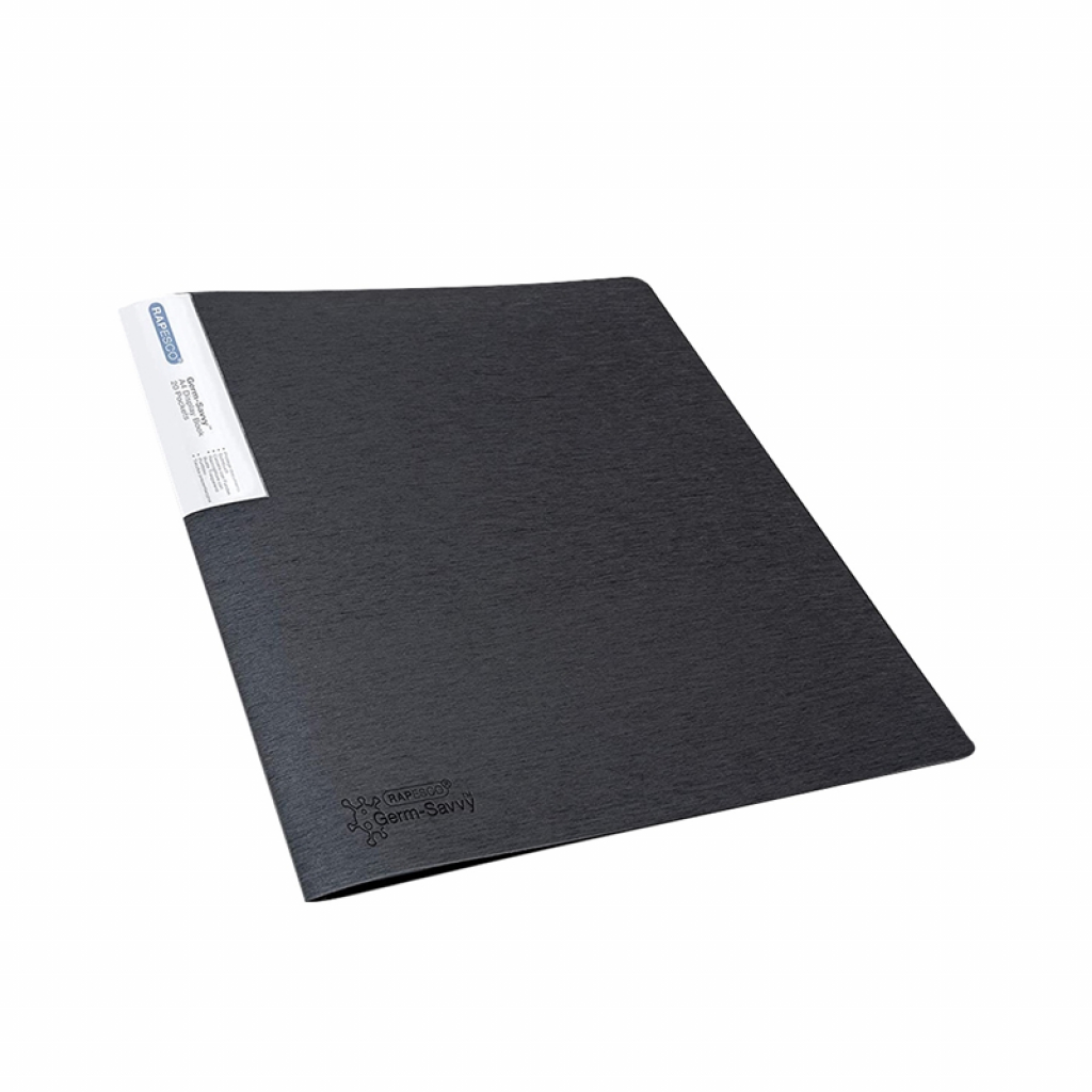Rapesco Папка Germ-Savvy, PP, с 20 джоба, чернана ниска цена с бърза доставка - BestPC.BG