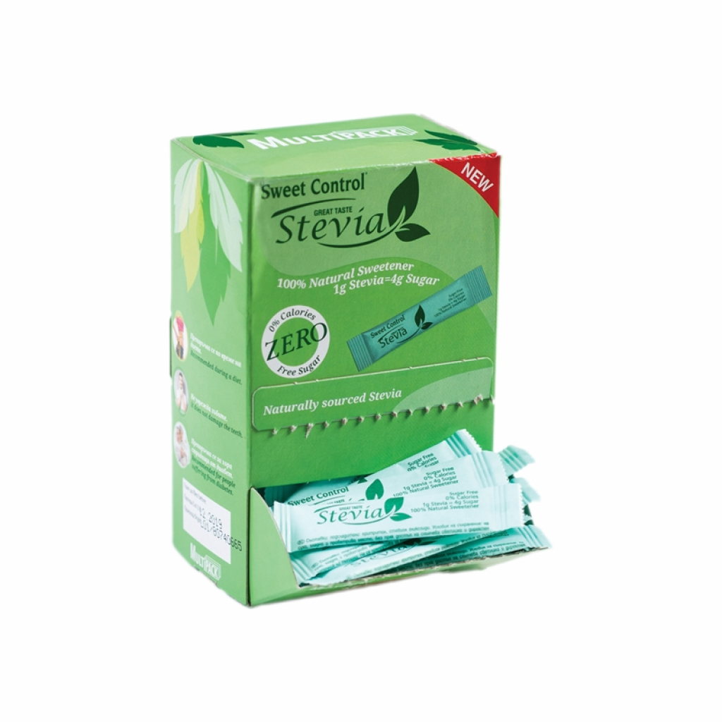 Продукт Sweet Control Стевия, в кутия, 1 g, 100 брояна ниска цена с бърза доставка - BestPC.BG