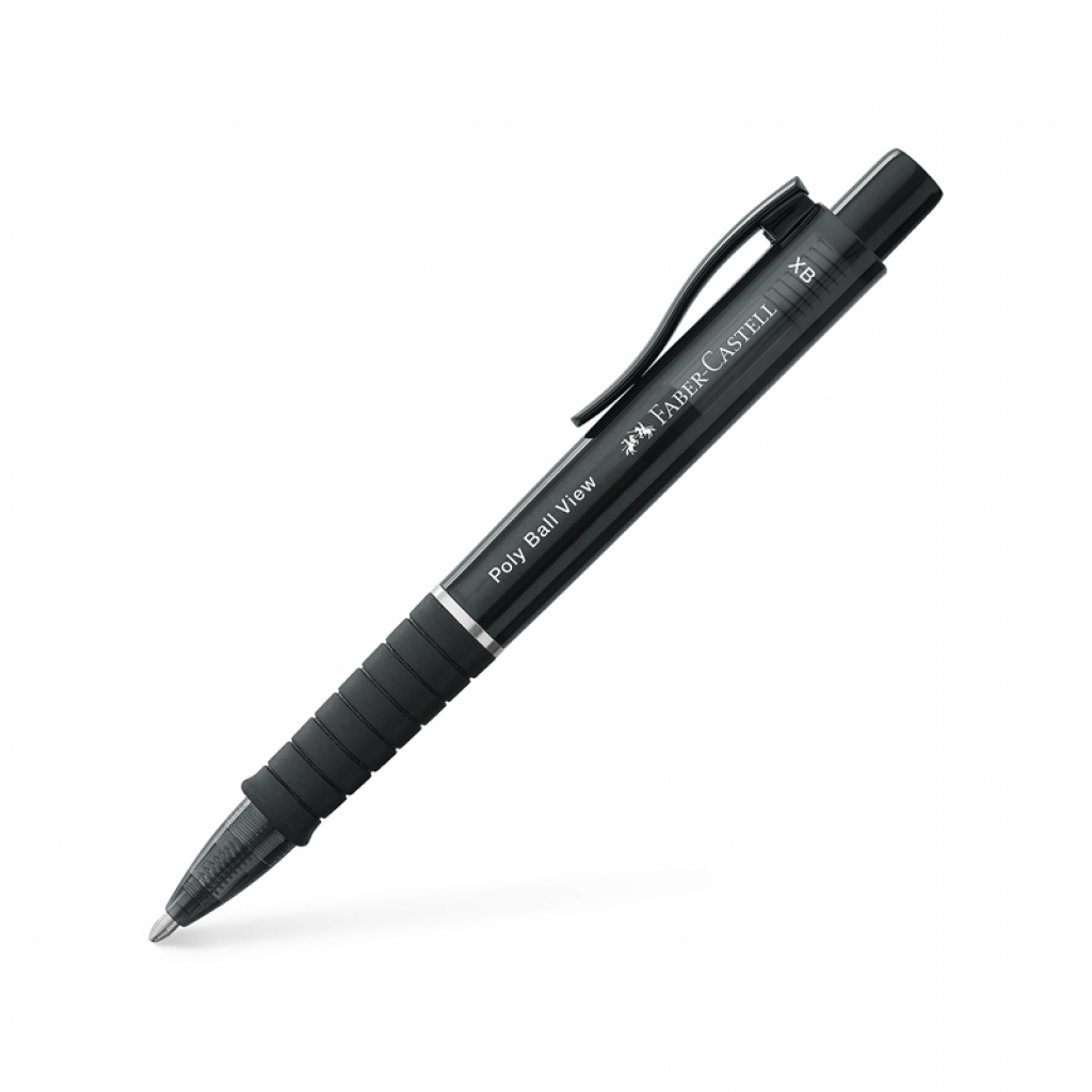 Faber-Castell Химикалка Poly Ball View, чернана ниска цена с бърза доставка - BestPC.BG