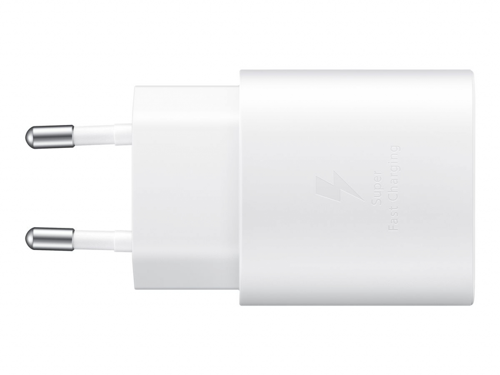 Принадлежност за смартфон SAMSUNG Charger 25W Travel Adapter USB Type C without cable Whiteна ниска цена с бърза доставка - BestPC.BG