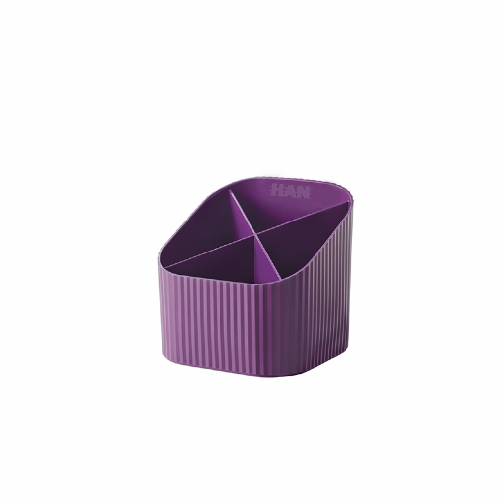 HAN Органайзер бюро Re-Loop, с 4 отделения, лилавна ниска цена с бърза доставка - BestPC.BG