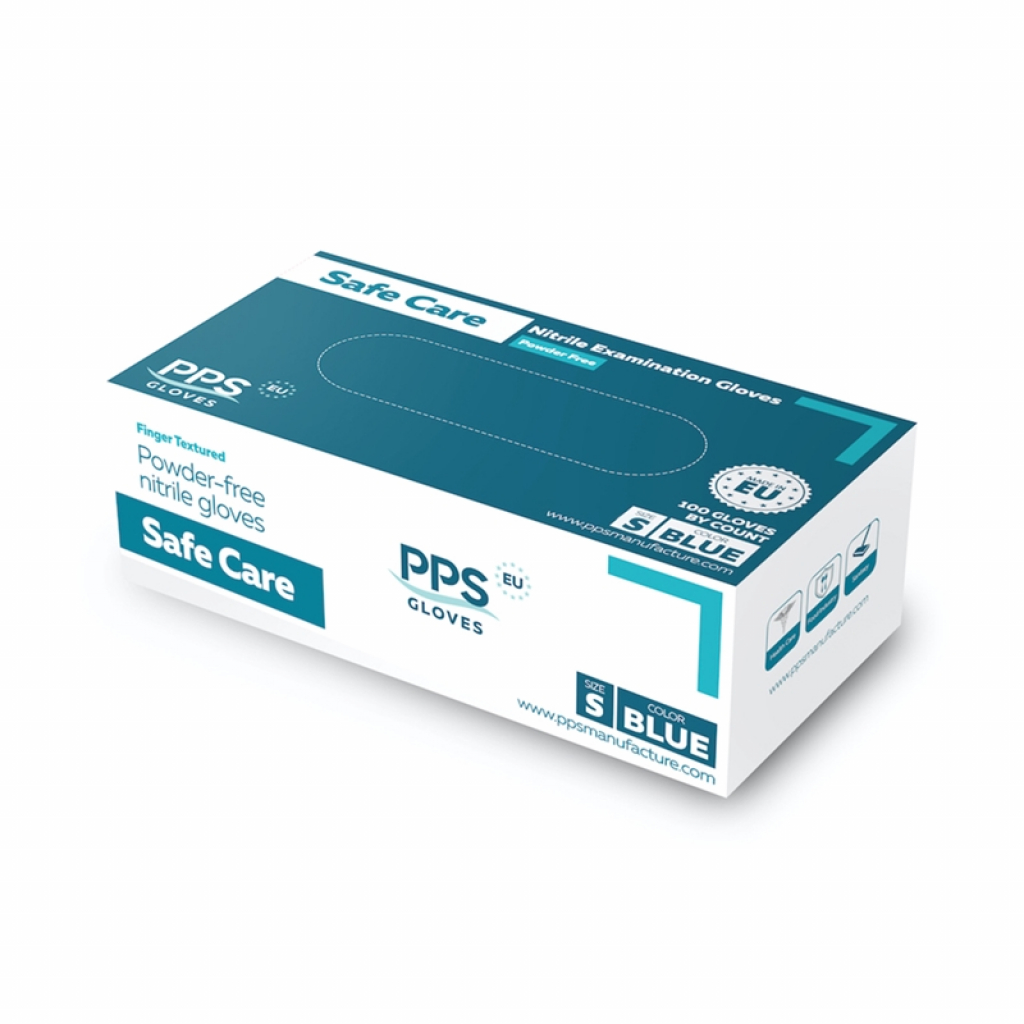 Продукт PPS Ръкавици, нитрилни, S, без пудра, 100 брояна ниска цена с бърза доставка - BestPC.BG