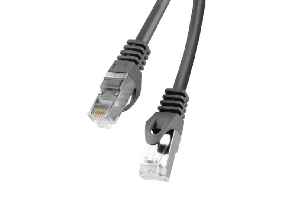 Медна пач корда Lanberg patch cord CAT.6 FTP 30m, blackна ниска цена с бърза доставка - BestPC.BG