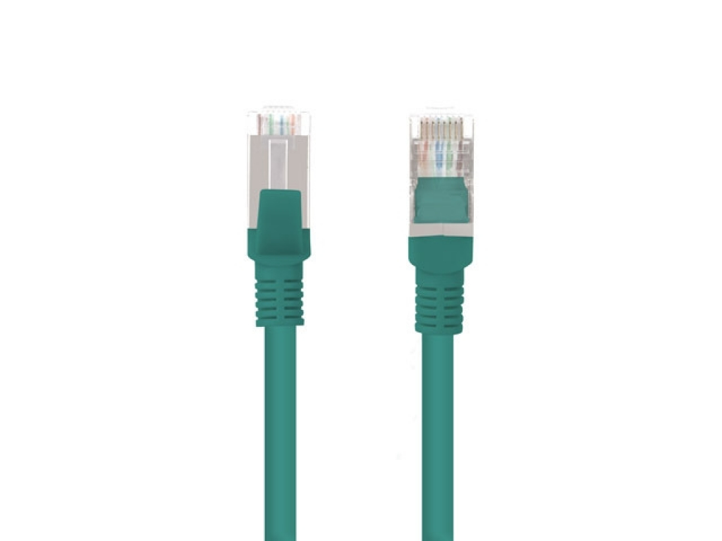 Медна пач корда Lanberg patch cord CAT.6 FTP 30m, greenна ниска цена с бърза доставка - BestPC.BG