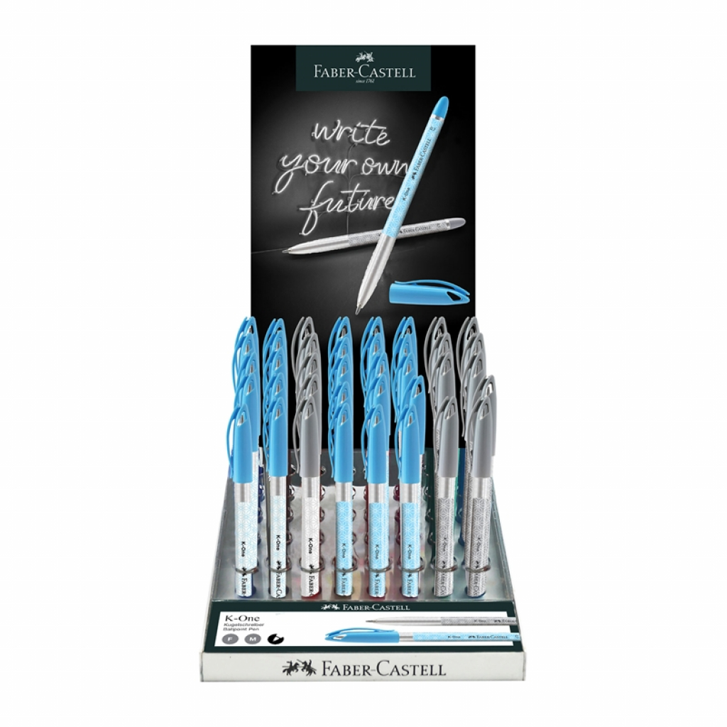 Faber-Castell Химикалка K-One, 0.5 mm и 0.7 mm, 40 брояна ниска цена с бърза доставка - BestPC.BG