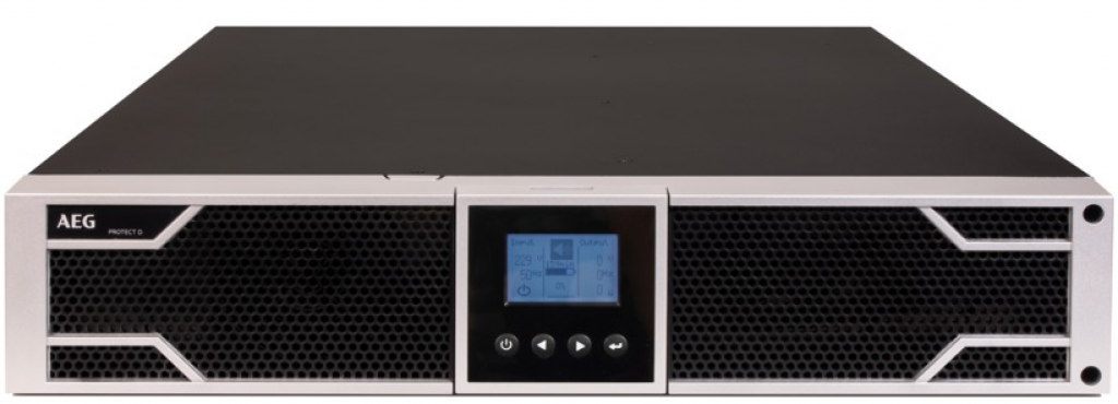 Непрекъсваемо захранване (UPS) UPS AEG Protect D. 3000VA - 2700W, Online, Rack- Tower ТЗИ, 3.9-10.2 minна ниска цена с бърза доставка - BestPC.BG