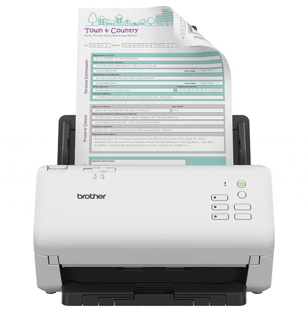 Скенер BROTHER ADS-4300N Document scanner Dual CIS Duplex A4на ниска цена с бърза доставка - BestPC.BG