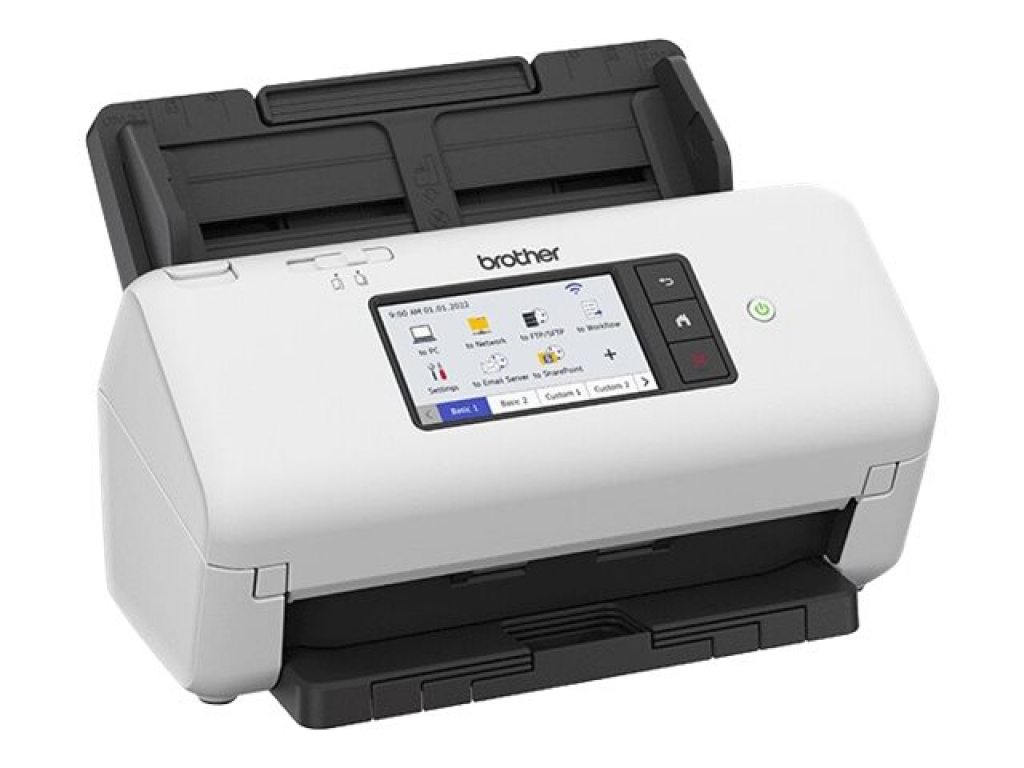 Скенер BROTHER ADS-4700W Document scanner Dual CIS Duplex A4 600x600dpi 40ppm mono-40ppm colour ADF 6000scans-d USB 3.0 LAN Wi-Fiна ниска цена с бърза доставка - BestPC.BG