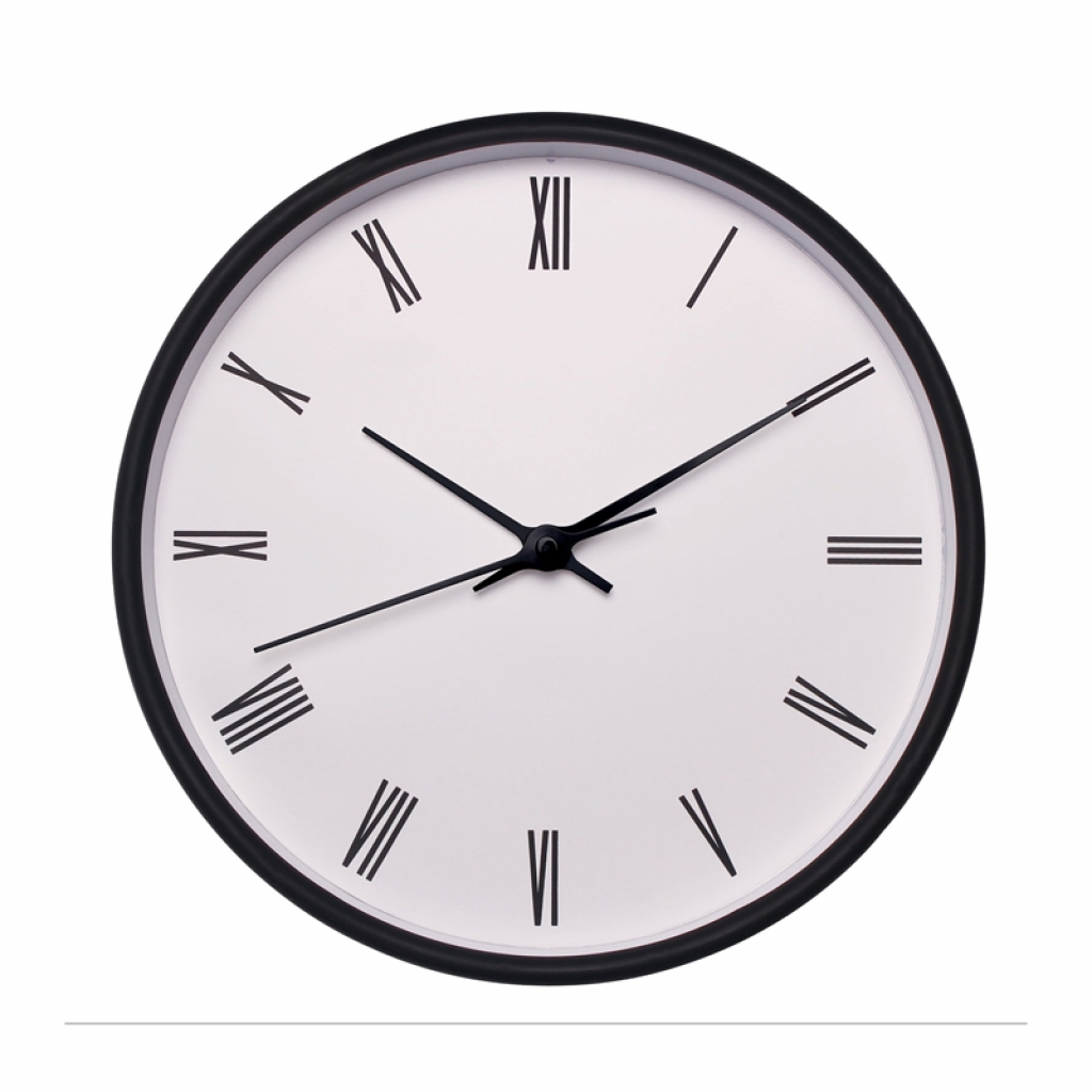 Splendid Стенен часовник Easy, диаметър 25.5 cm, черенна ниска цена с бърза доставка - BestPC.BG