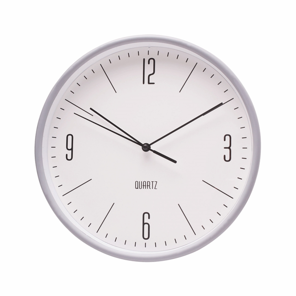 Splendid Стенен часовник Primary, диаметър 25.5 cm, сивна ниска цена с бърза доставка - BestPC.BG