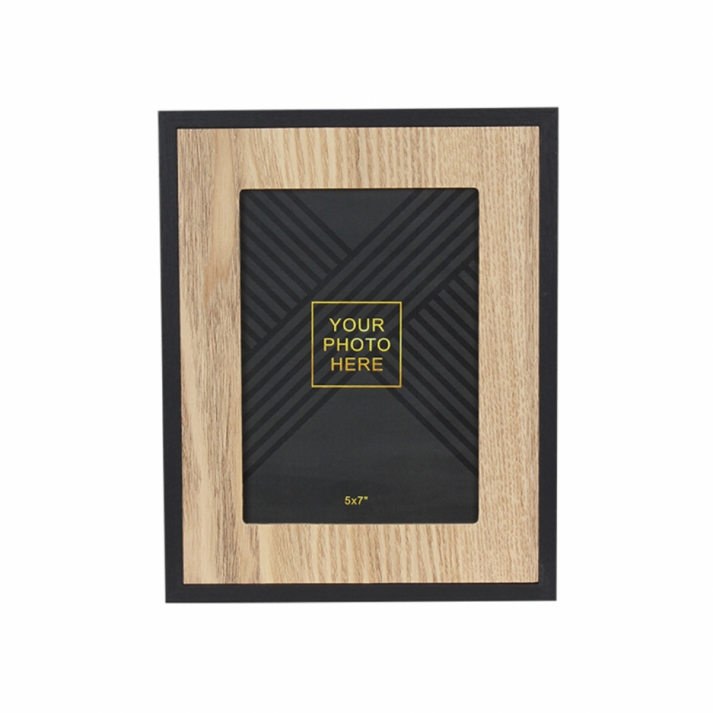 Аксесоар за фотоапарат Splendid Рамка за снимка Davos, MDF, 21 х 26 cm, черна с дървени елементина ниска цена с бърза доставка - BestPC.BG