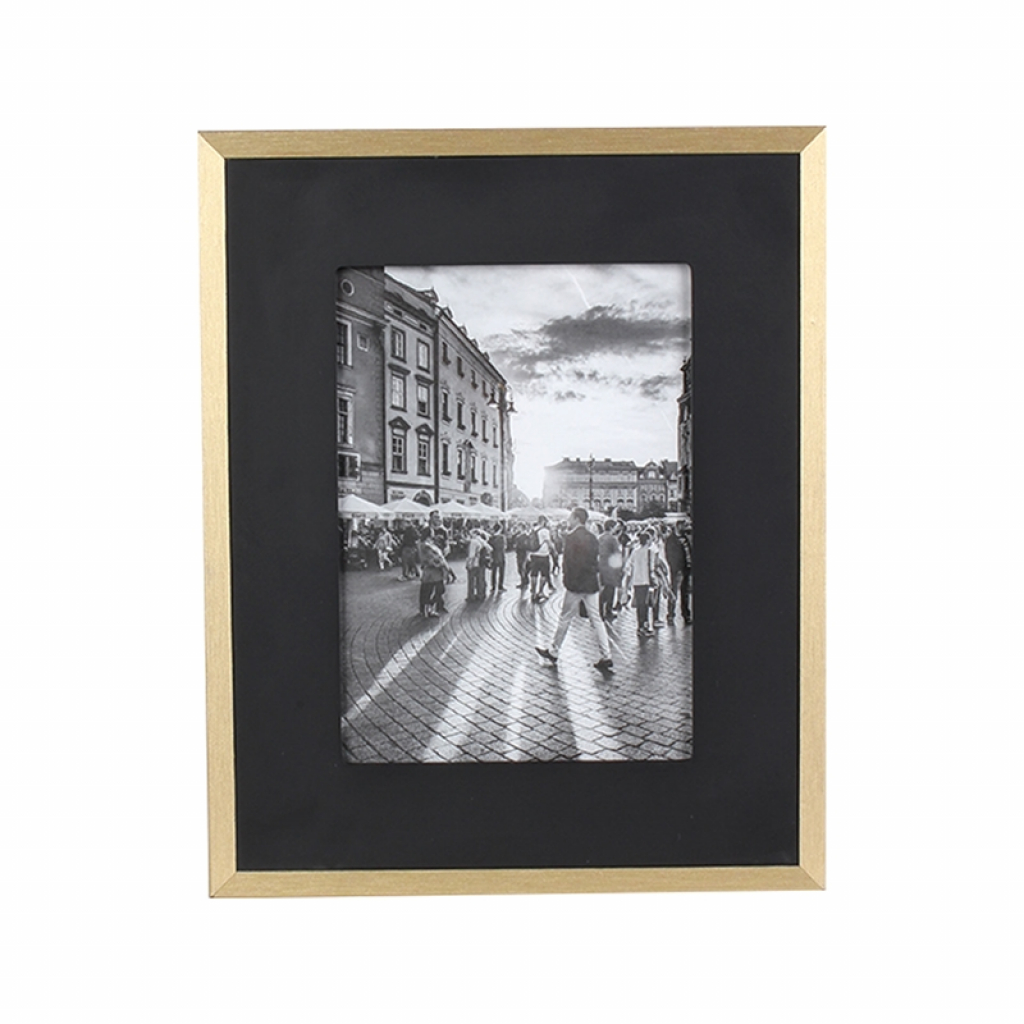 Аксесоар за фотоапарат Splendid Рамка за снимка Turin, MDF, 21 х 26 cm, черно-златистана ниска цена с бърза доставка - BestPC.BG