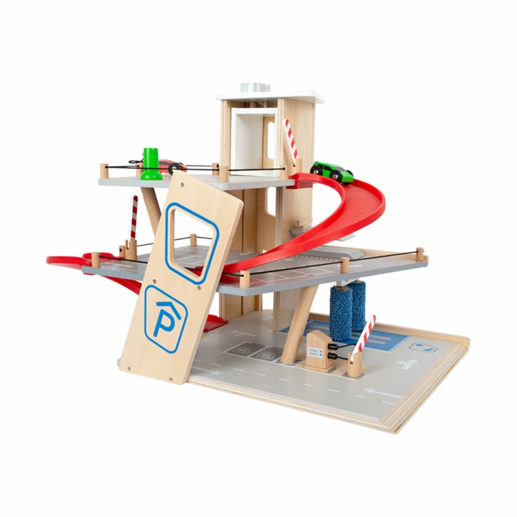 Small Foot Паркинг за коли, дървен, 62 х 36 х 43 cmна ниска цена с бърза доставка - BestPC.BG