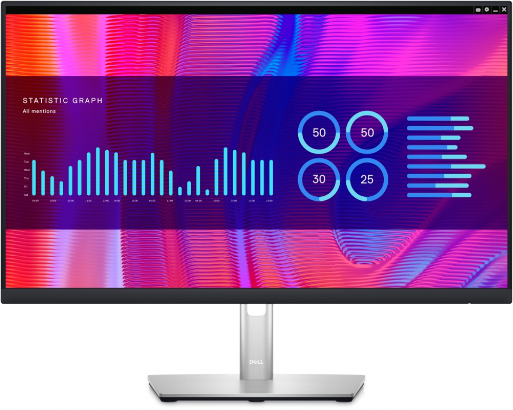 Монитор Dell P2423DE, 23.8" Wide LED AG IPS Panel, 5ms, 1000:1, 300 cd/m2,2560x1440,HDMI, DPна ниска цена с бърза доставка - BestPC.BG