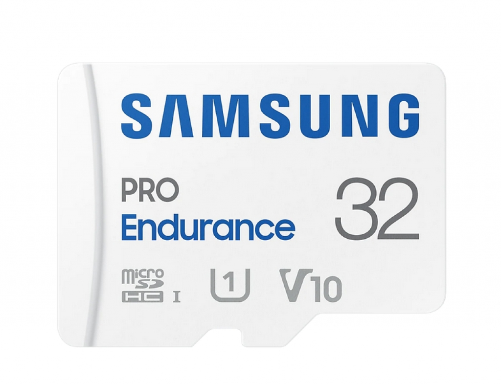 Samsung PRO Endurance 32GB microSDHC, с включен SD адаптер в комплекта, бял цвятна ниска цена с бърза доставка - BestPC.BG