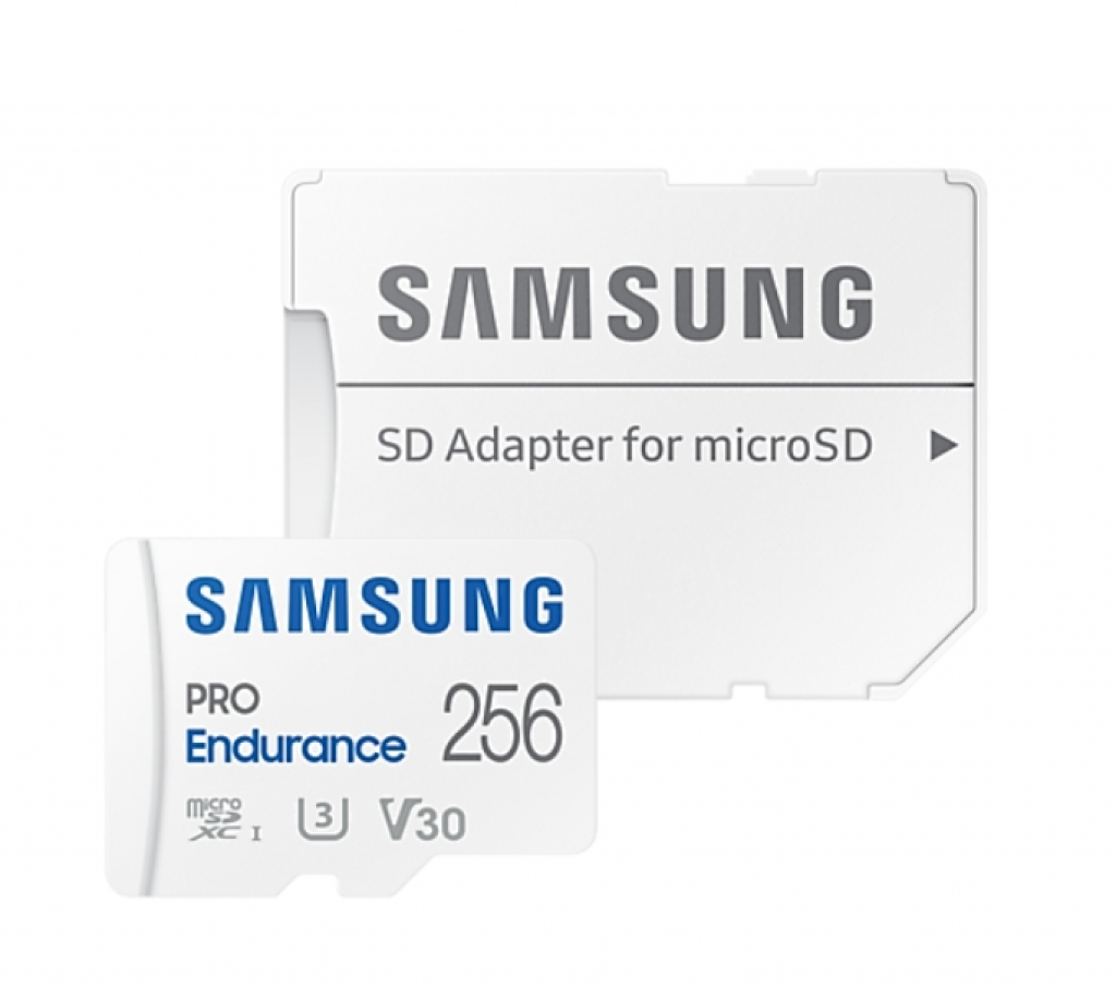 Samsung 256 GB micro SD PRO Endurance, Adapter, Class10, Waterproofна ниска цена с бърза доставка - BestPC.BG