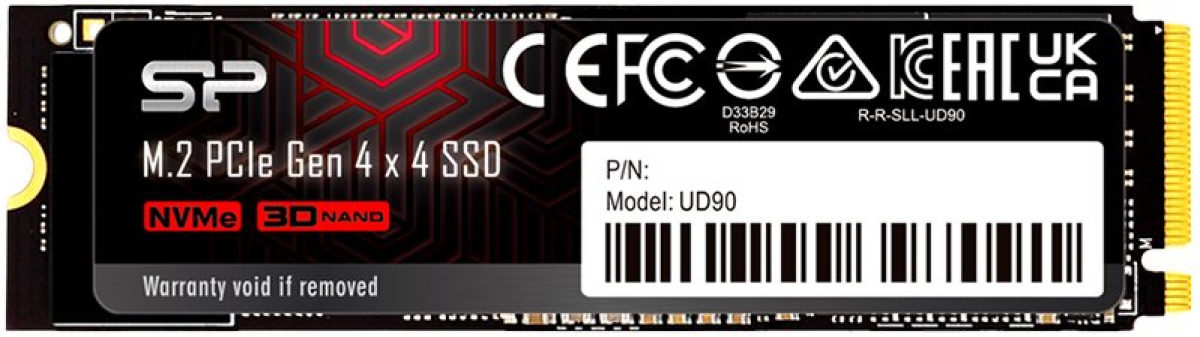 SSD Silicon Power SSD UD90 1TB M.2, 2280, PCIe 4.0 x4, Read-Write: 5000 - 4800 MB-sна ниска цена с бърза доставка - BestPC.BG