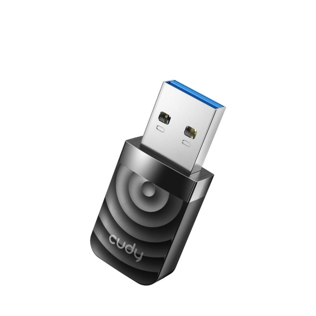 Безжичен нано адаптер Cudy WU1300S, USB 3.0, 2.4-5 Ghz, Вградена антена 2dBiна ниска цена с бърза доставка - BestPC.BG