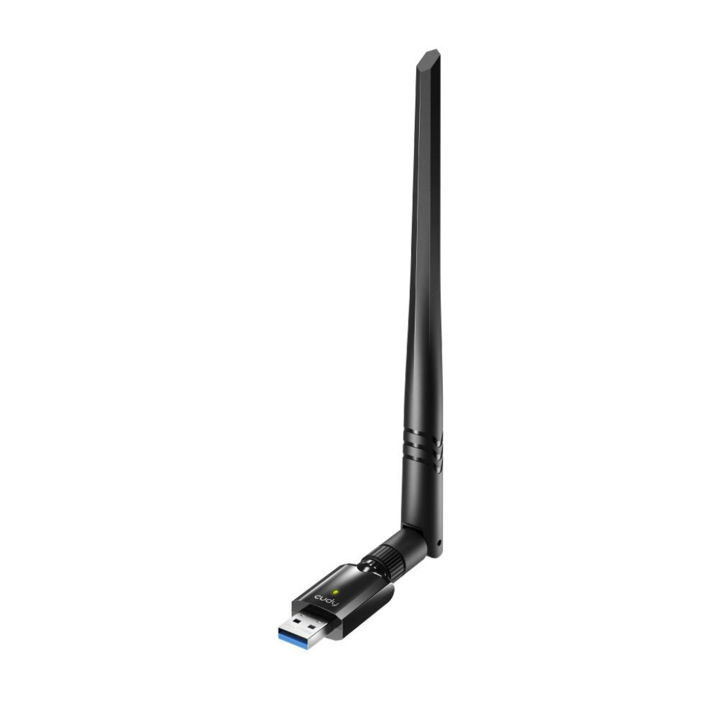 Безжичен адаптер Cudy WU1400, USB 3.0, 2.4-5 Ghz, Външна антена на ниска цена с бърза доставка - BestPC.BG
