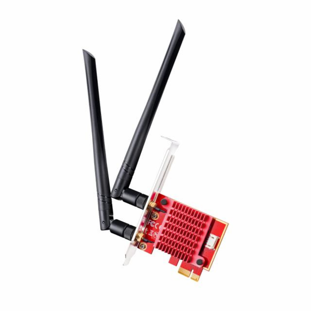 WiFi безжична карта/адаптер Cudy WE3000S, PCIe, 3-бандов, 2.4-5~-6 GHz, 574 - 2400 Mbpsна ниска цена с бърза доставка - BestPC.BG
