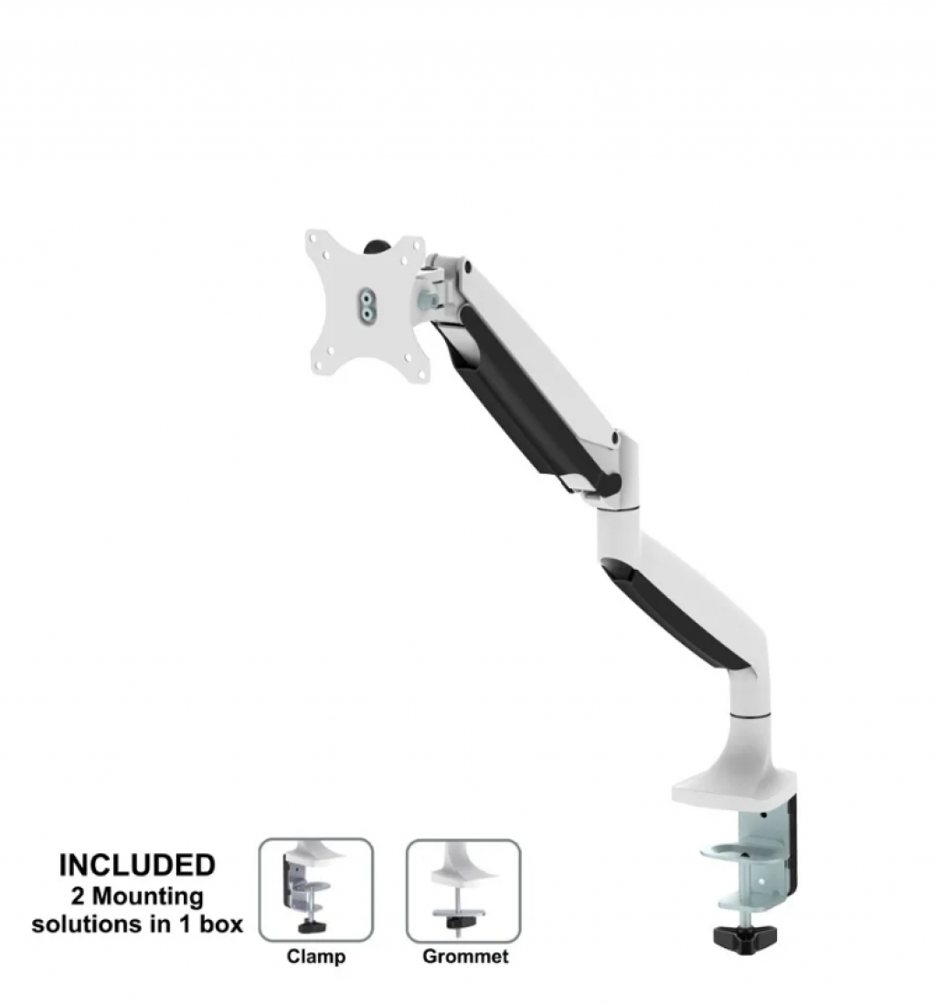 Стойка за монитор Neomounts Flat Screen Desk mount (10-32") desk clamp-grommetна ниска цена с бърза доставка - BestPC.BG