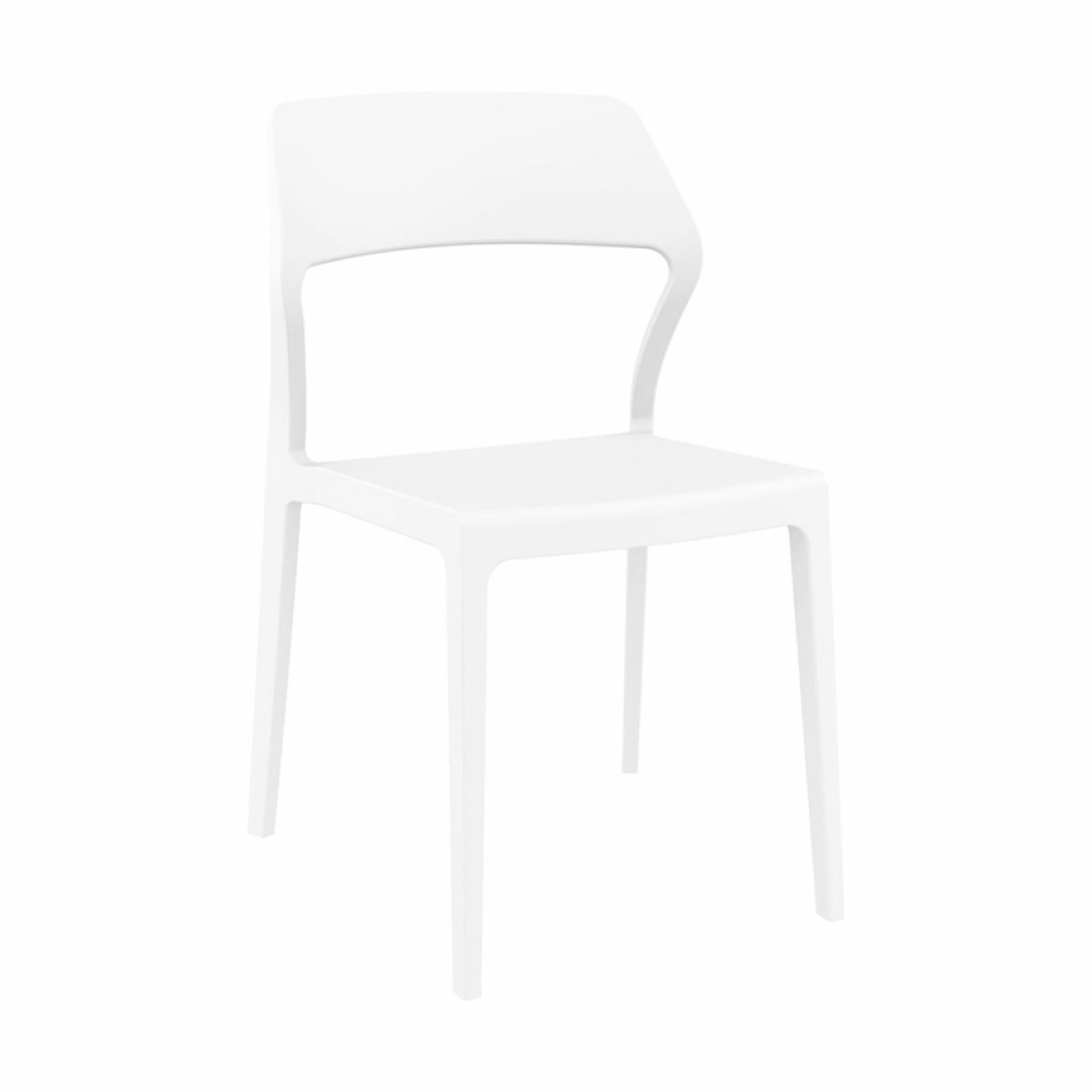 Градински стол RFG Snow, пластмасов, до 120 kg, бялна ниска цена с бърза доставка - BestPC.BG