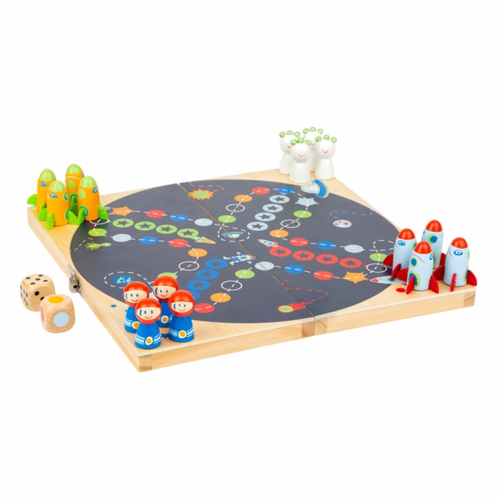 Small Foot Игра Не се сърди, човече - Космос, дървенона ниска цена с бърза доставка - BestPC.BG