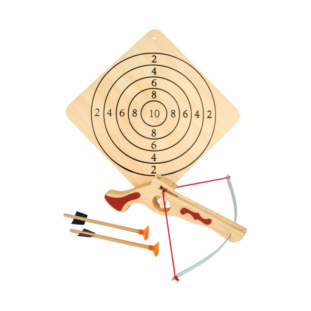 Small Foot Арбалет, с мишена и стрели, дървенна ниска цена с бърза доставка - BestPC.BG