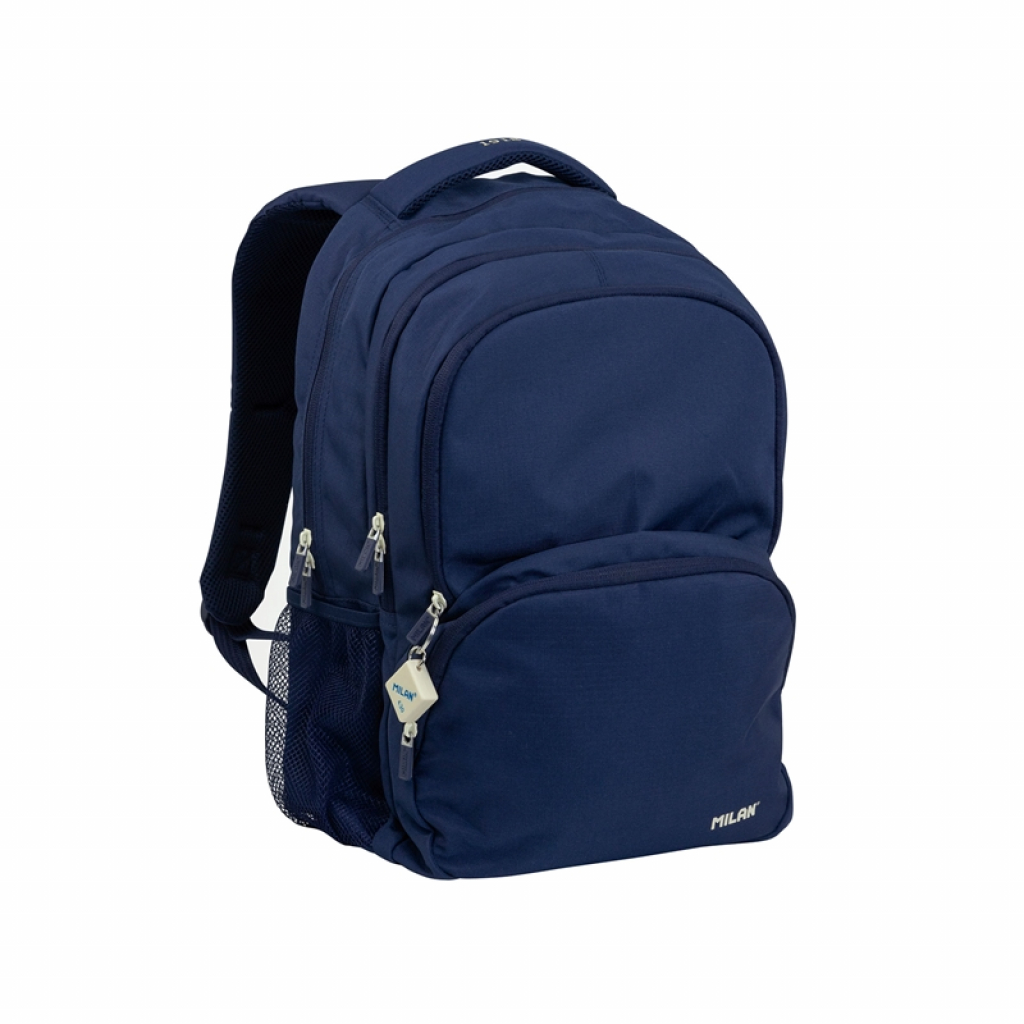 Milan Раница 1918, с 4 ципа, 25 L, тъмносиняна ниска цена с бърза доставка - BestPC.BG