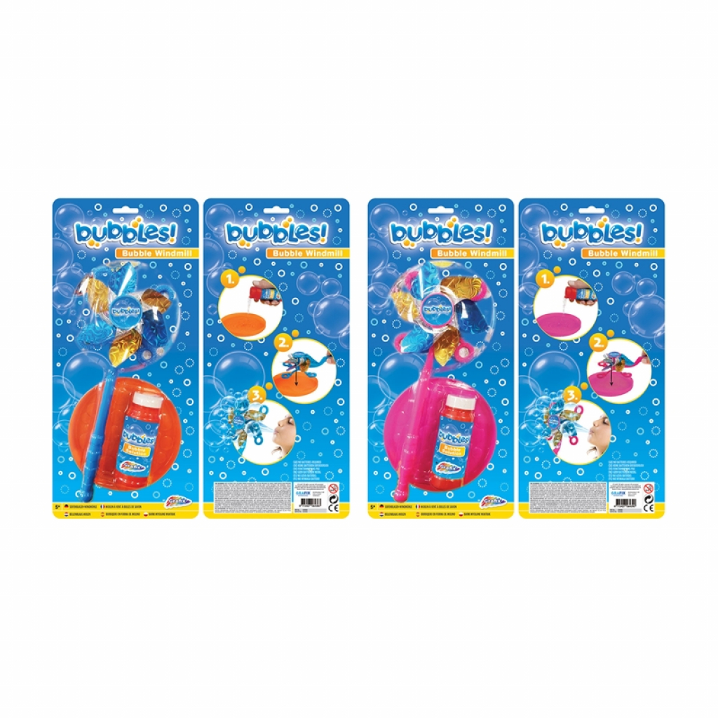 Moxy Вятърна мелница за балончета, с пълнител 53 ml, 24 брояна ниска цена с бърза доставка - BestPC.BG