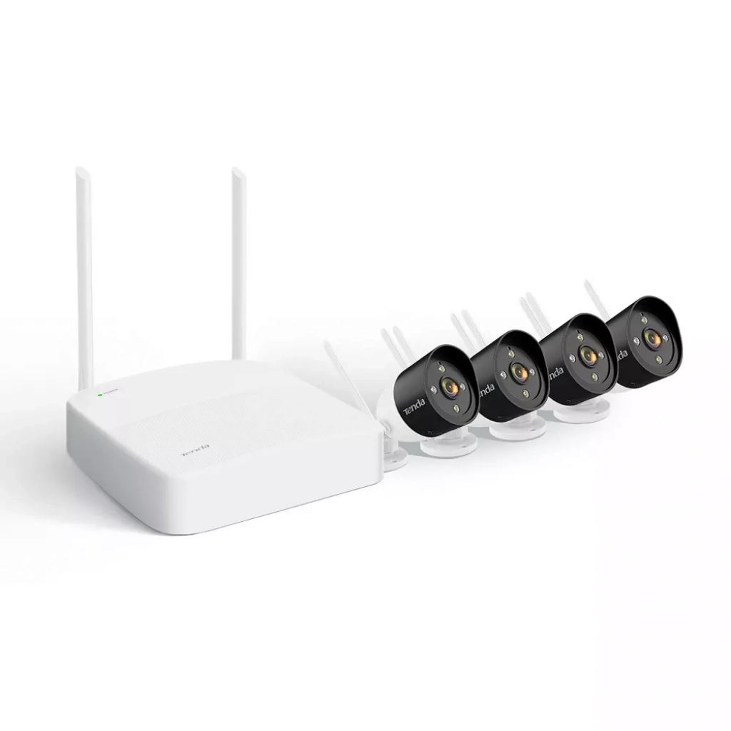 Компект за видеонаблюдение Tenda K4W-3TC 4 Channel Wireless HD Video Security Kit, 802.11b/g/nна ниска цена с бърза доставка - BestPC.BG