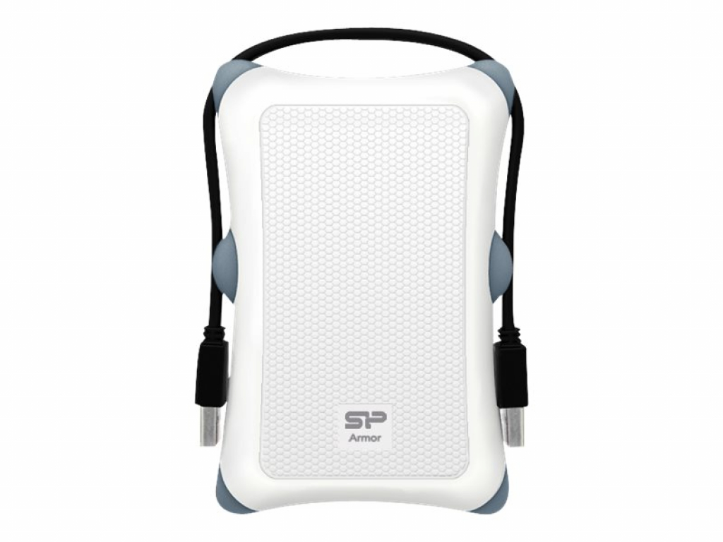 Кутия/Чекмедже за HDD SILICON POWER External 2.5inch HDD case A30 SATA USB 3.0 Anti-Shock Whiteна ниска цена с бърза доставка - BestPC.BG