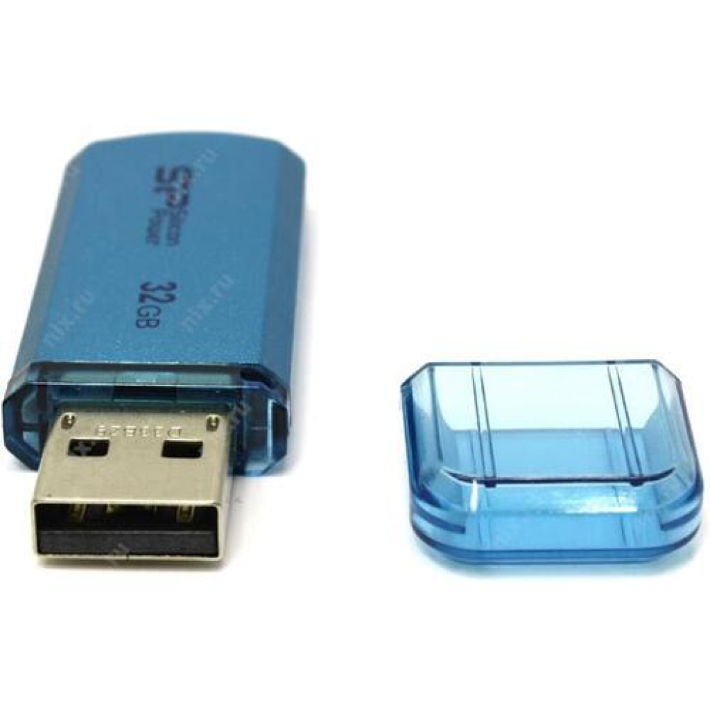 SILICON POWER memory USB Helios 101 32GB USB 2.0 Blueна ниска цена с бърза доставка - BestPC.BG