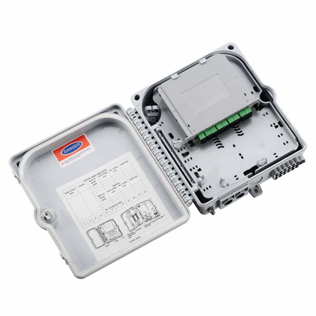 Оптична разпределителна кутия за LGX сплитери 8 портана ниска цена с бърза доставка - BestPC.BG