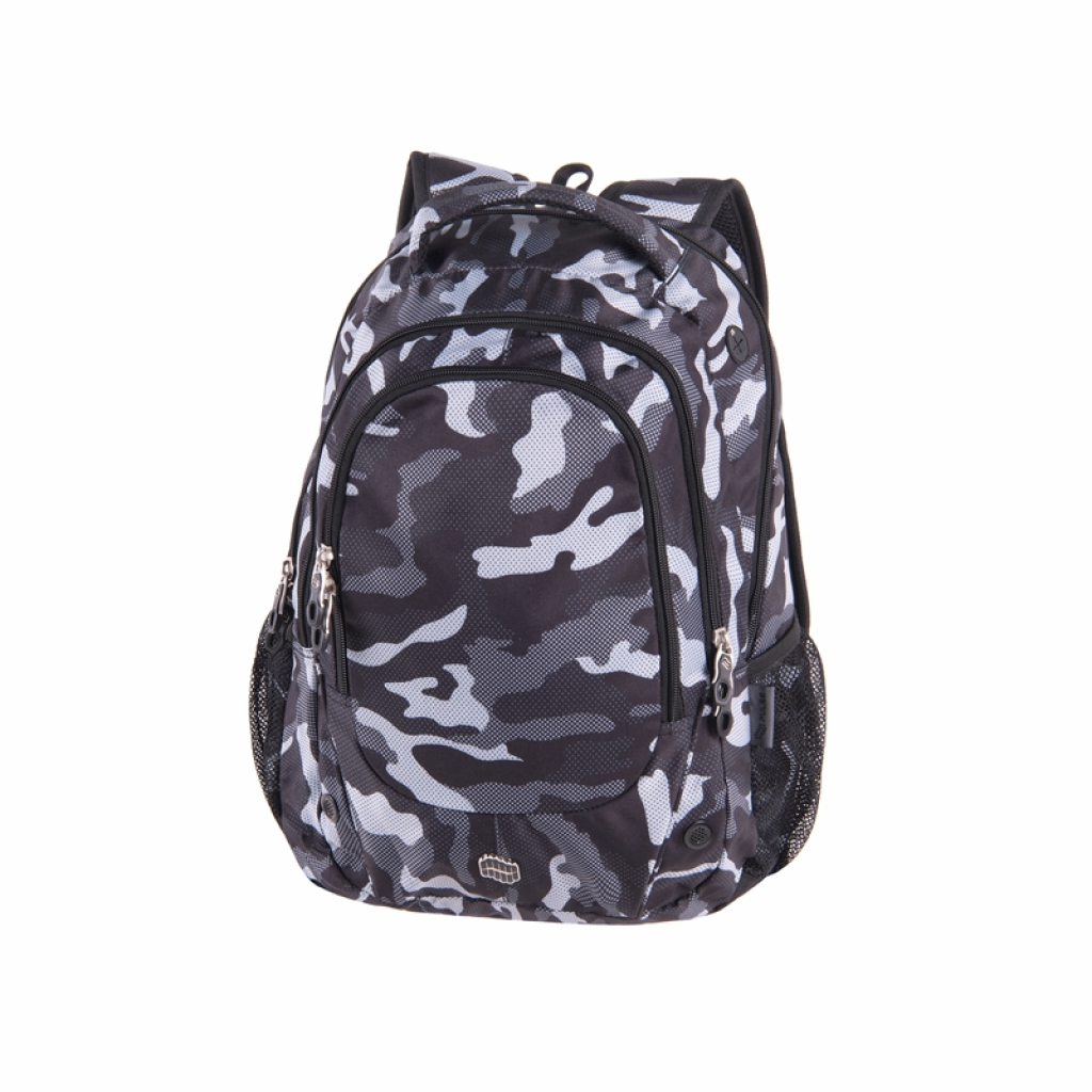 Pulse Раница Blast Gray Army, черно-сивана ниска цена с бърза доставка - BestPC.BG