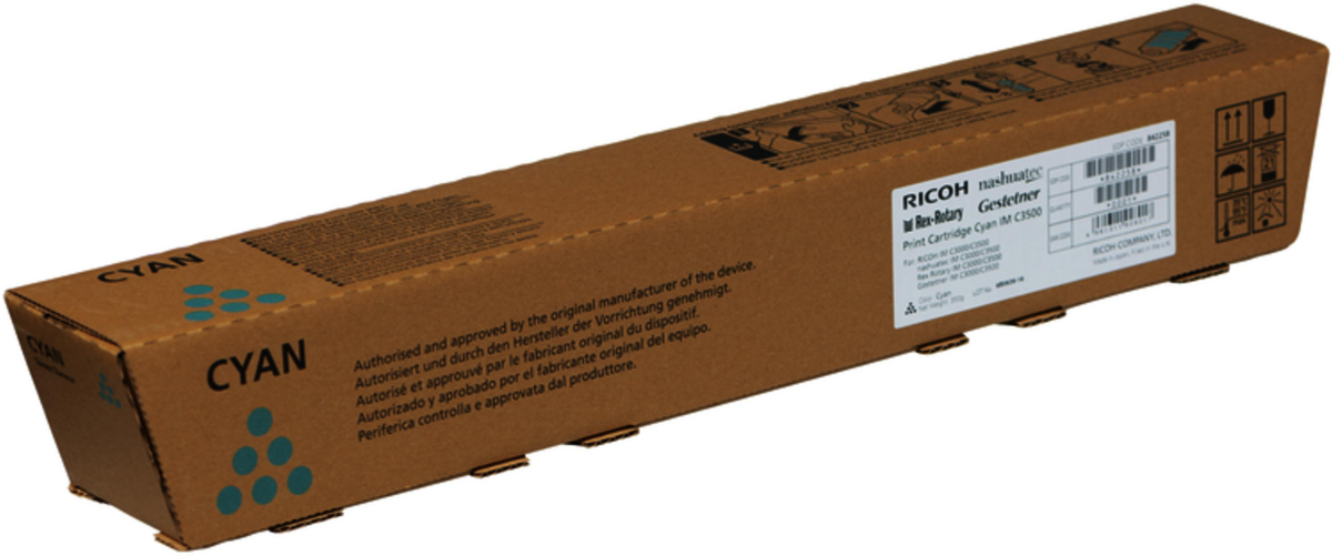 Тонер касета Ricoh C3000-C350, 19000 копия, IM C3500, IM C3000, Cyanна ниска цена с бърза доставка - BestPC.BG