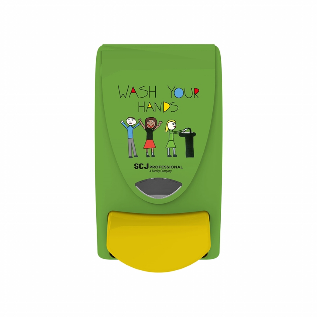 Почистващ продукт SCJohnson Диспенсър за сапун на пяна Kids Wash, зелен, 1 Lна ниска цена с бърза доставка - BestPC.BG