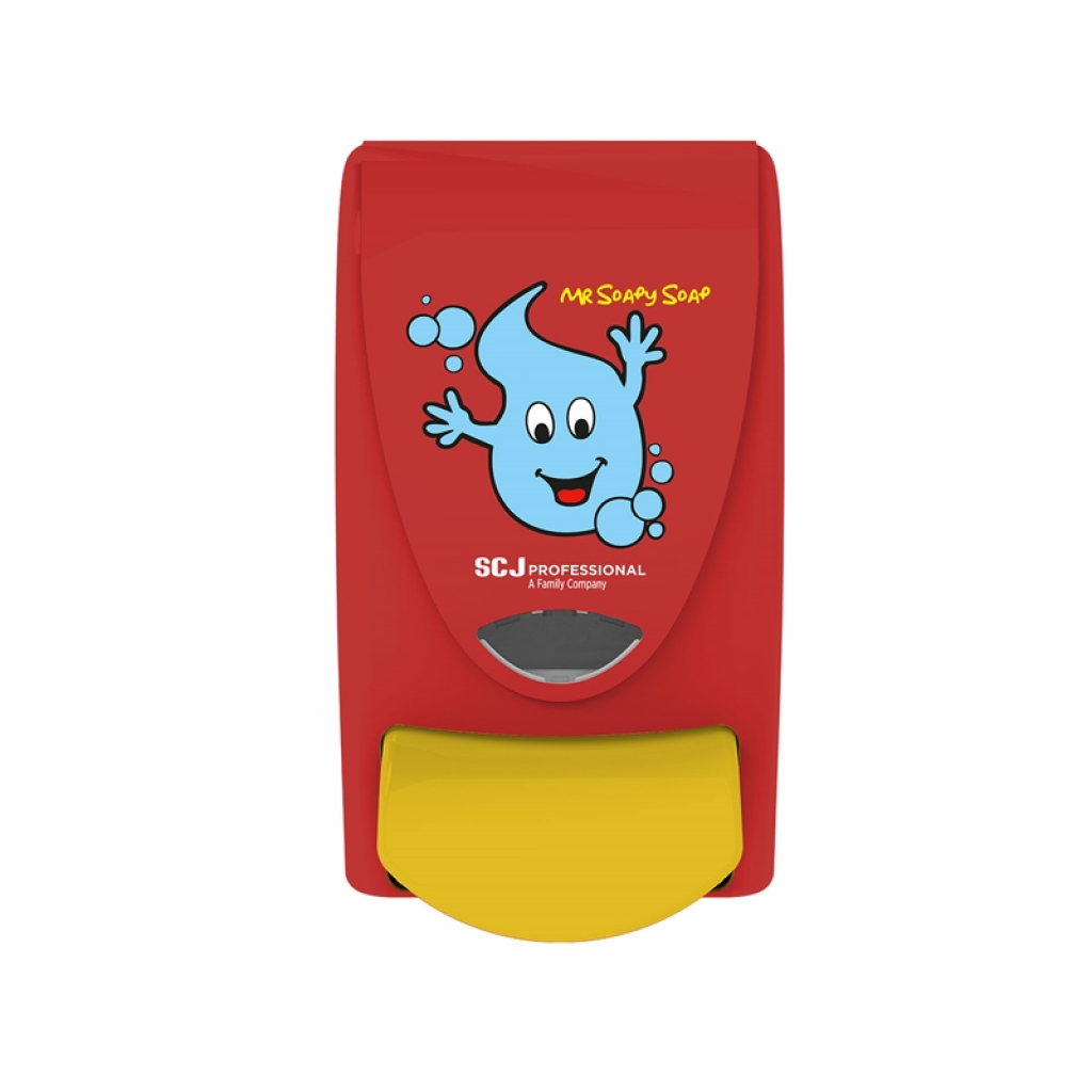 Почистващ продукт SCJohnson Диспенсър за сапун на пяна Mr Soapy, червен, 1 Lна ниска цена с бърза доставка - BestPC.BG